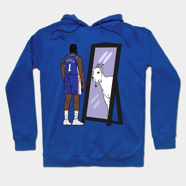 James Harden Mirror GOAT Hoodie by rattraptees